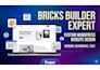 design a modern wordpress website or landing page using bricks builder